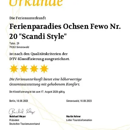 Lejlighed Moderne 3 Zi.-fewo Scandi Style 70 Qm Naehe Freiburg Simonswald